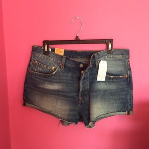 Levi denim shorts